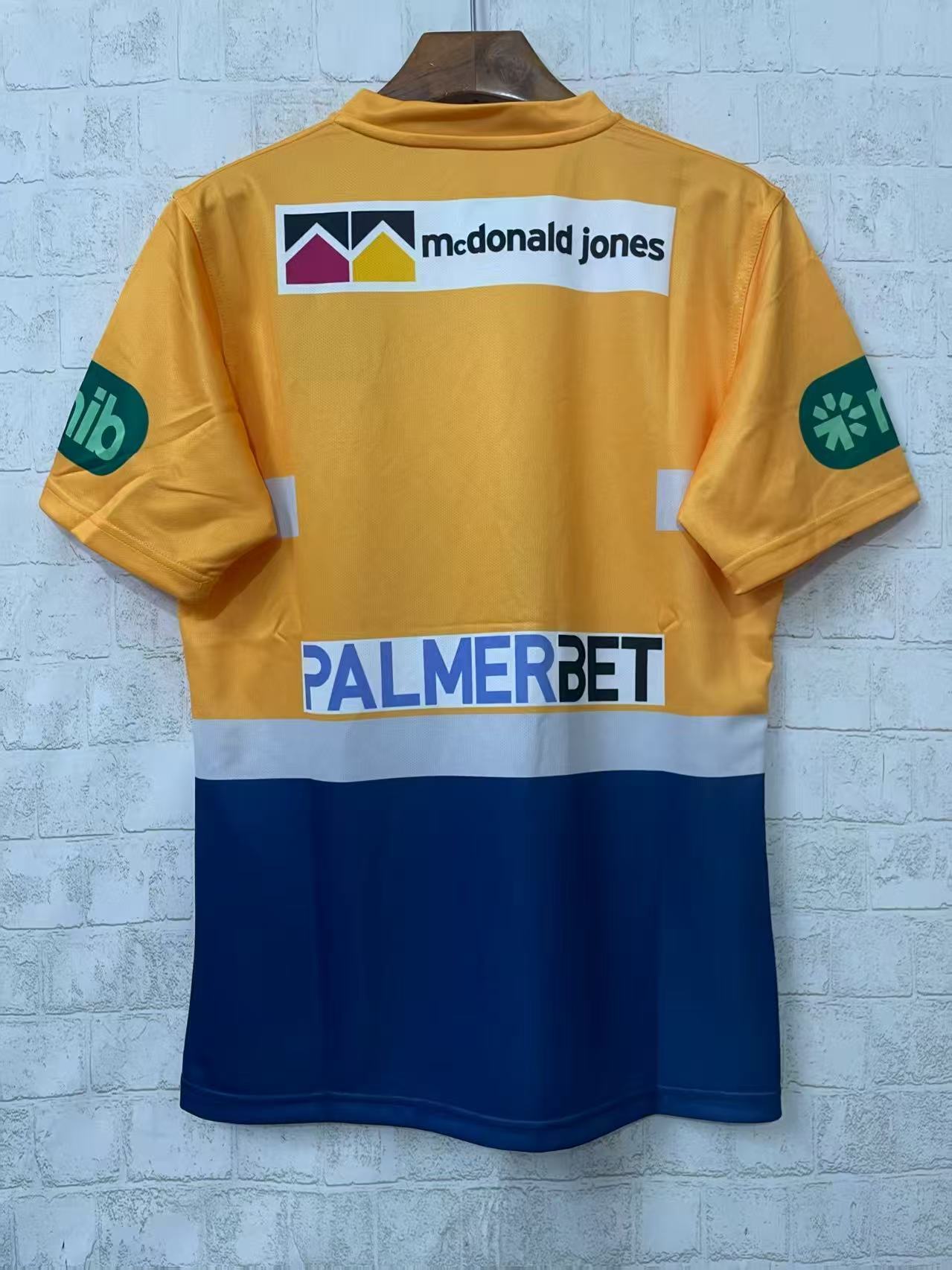 25/26 Newcastle Knights Gold with Navy Stripe Jersey