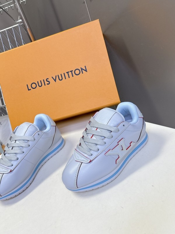Louis Vuitton 2025 SS Pharrell Williams Collaboration Thick Sole Sneakers Retro Running Shoes - KFY00380