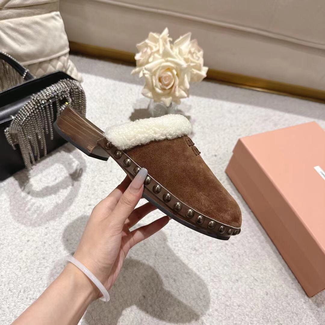 Miu Miu Cotton Shoes Sandals 2025 SS Collection - LY00260
