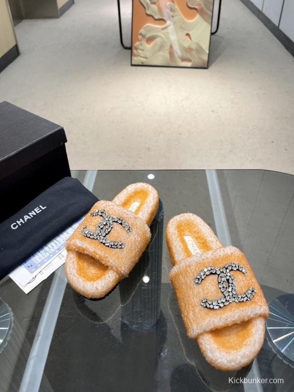 Chanel 2025 SS New Wool Slippers Soft Wool - LY00280