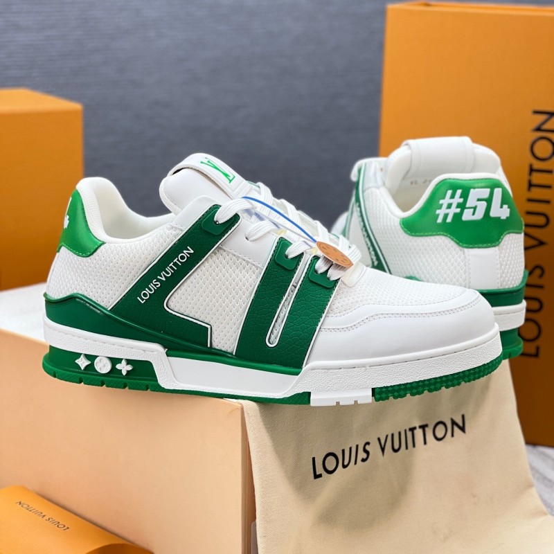 Louis Vuitton Trainer Sneaker Low 2025 SS New Colorway Unisex Casual Basketball Shoes - LY00400
