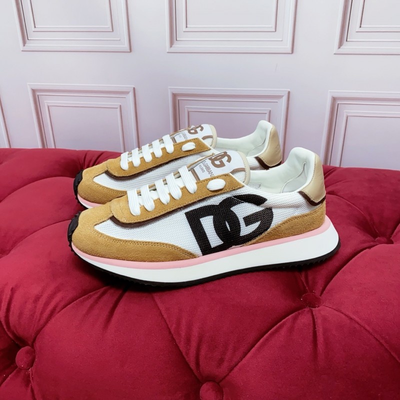 Dolce & Gabbana 2025 Spring Summer Collection Luxury Embroidered Logo Sneakers - AS00300