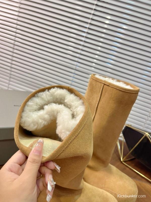 Balenciaga 2025 SS New Big Head High Heel Snow Boots - 2025SSBHB
