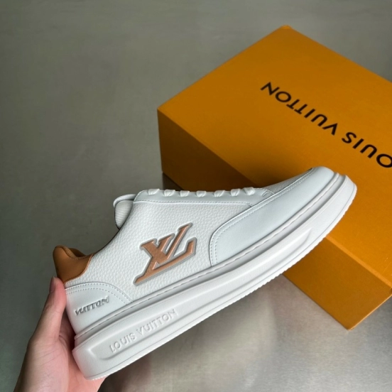 Louis Vuitton Beverly Hills Low-Top Fashion Sneakers Men's Shoes - YC