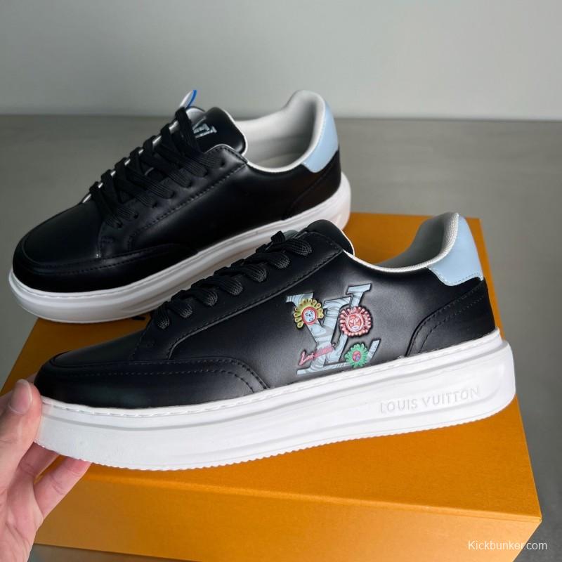 Lv Beverly Hills Low-Top Fashion Sneakers Unisex Couple Shoes - YC