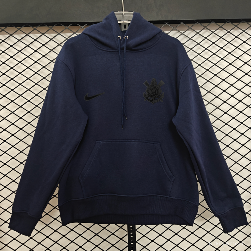 Player Version 25/26 Corinthians Black Full Zipper Jacket-9 Colors