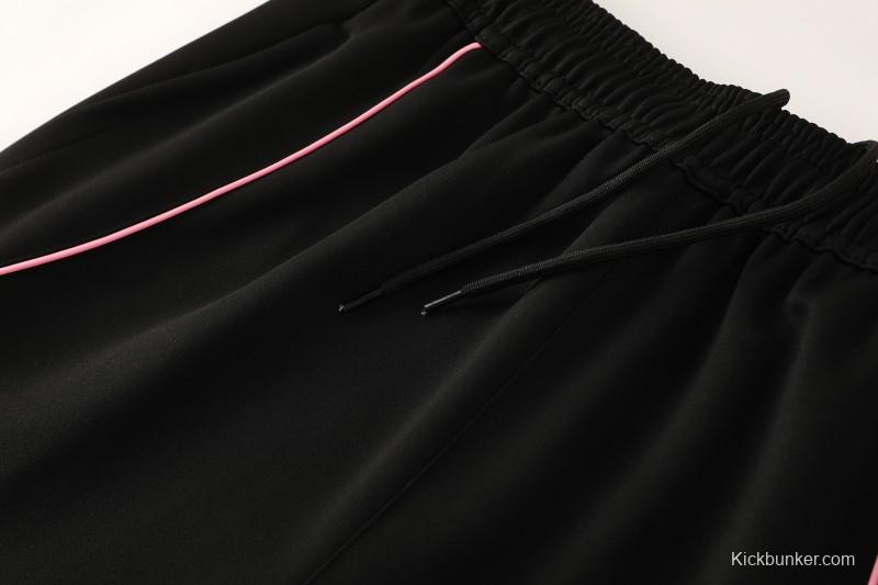 25/26  Juventus Black  Full zipper Jacket Tracksuit+ long pants