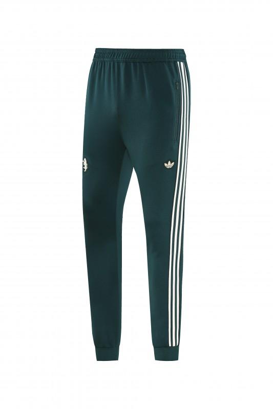 25/26  Juventus Retro Dark Green  Full zipper Jacket Tracksuit+ long pants