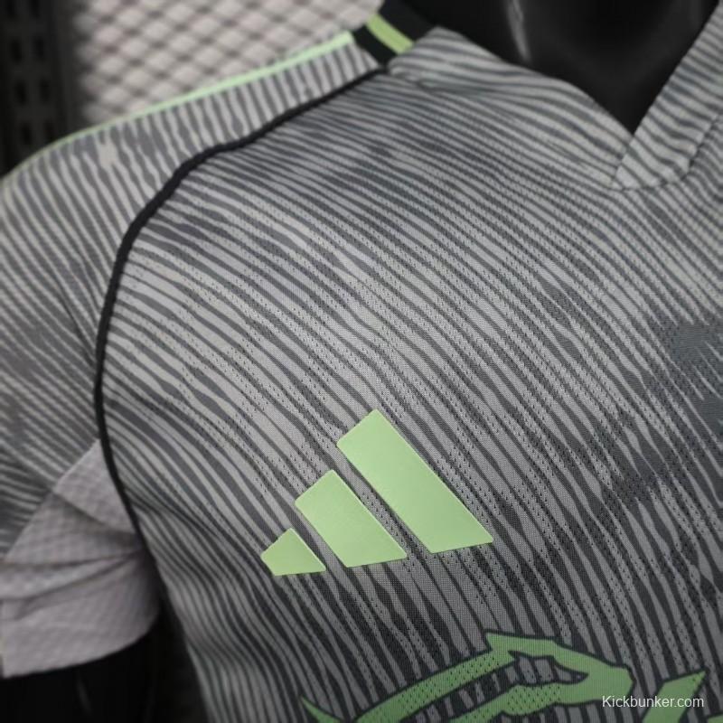 25/26 Player Version  Club América Third Gray Neon Green Jersey