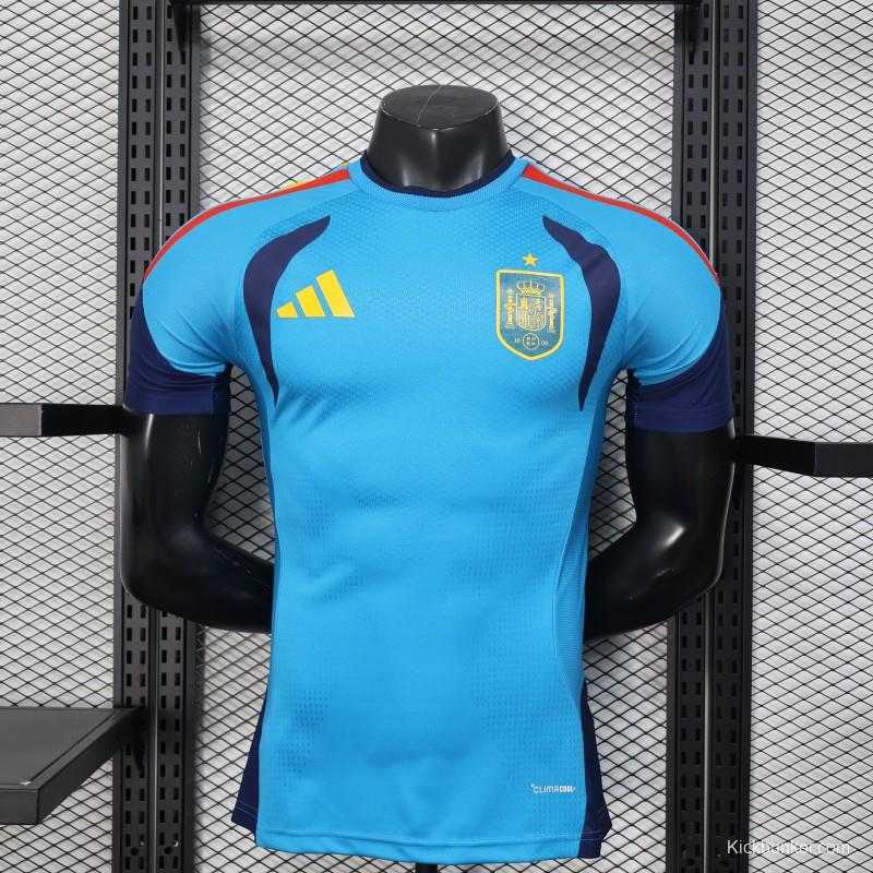 2026 Player Version  Spain  Sky Blue Training Jersey
