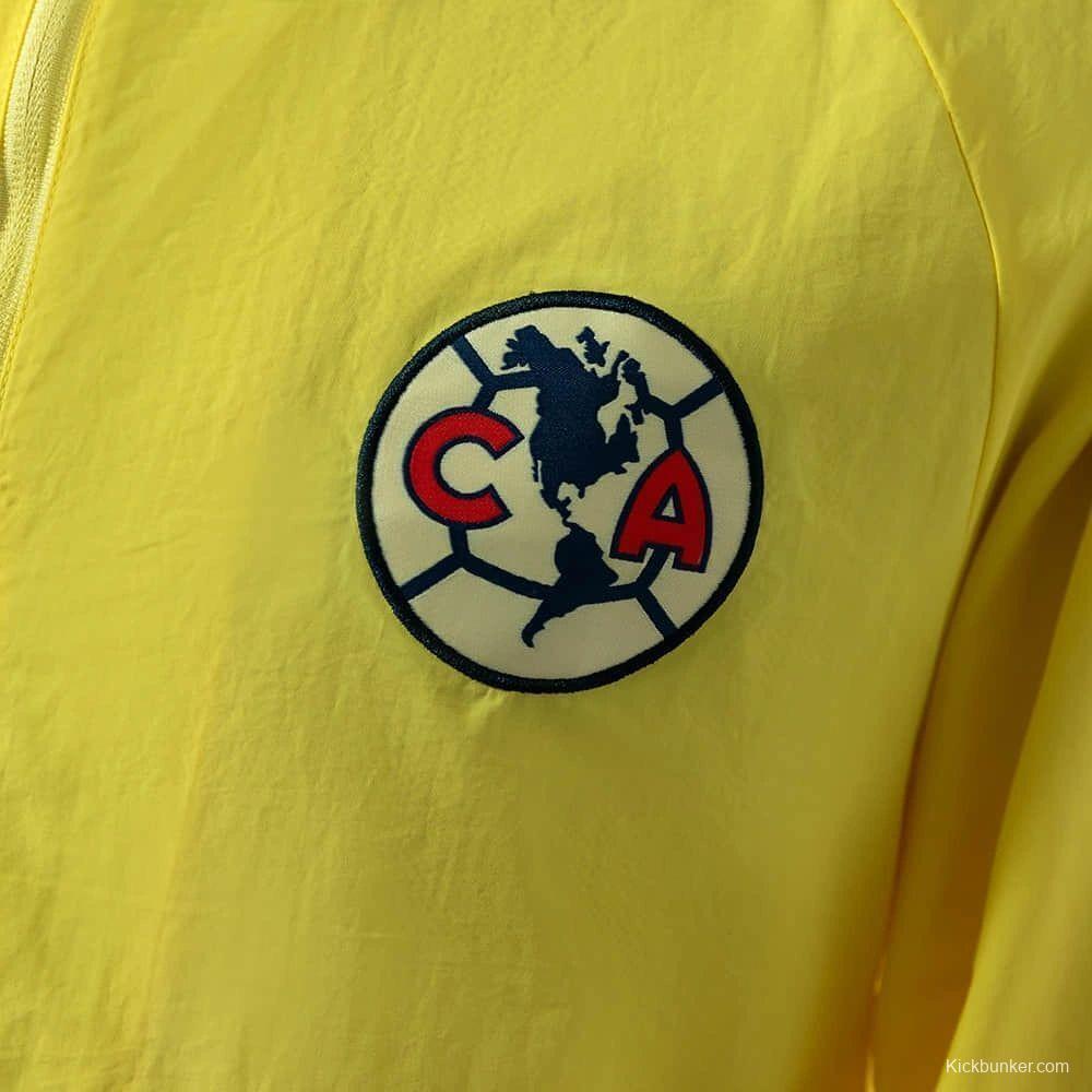 2026 Club America Yellow Jacket Windbreaker