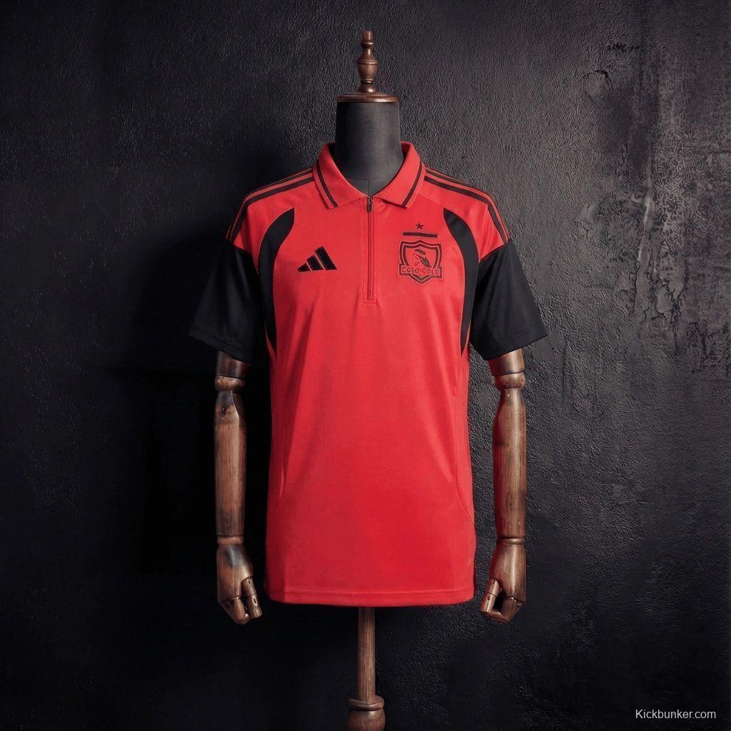 2026 Colo Colo Training Jersey Red Jersey