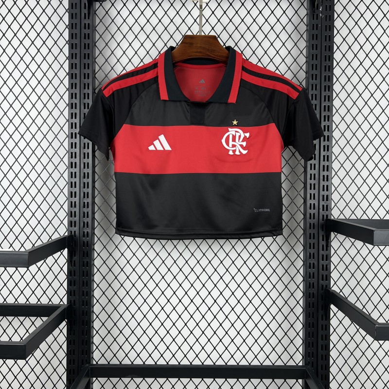 2026/27 Womens Flamengo Crop Top Home Jersey
