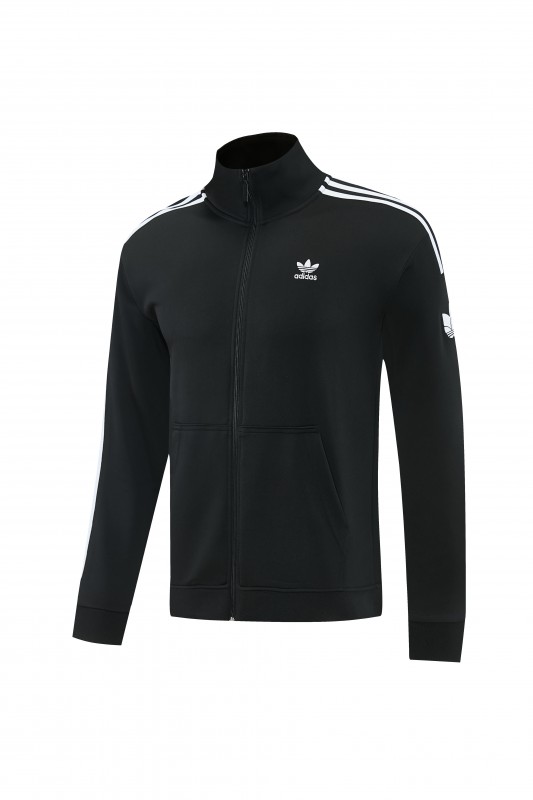 2026 Adidas Black Full Zipper Jacket + Long Pants