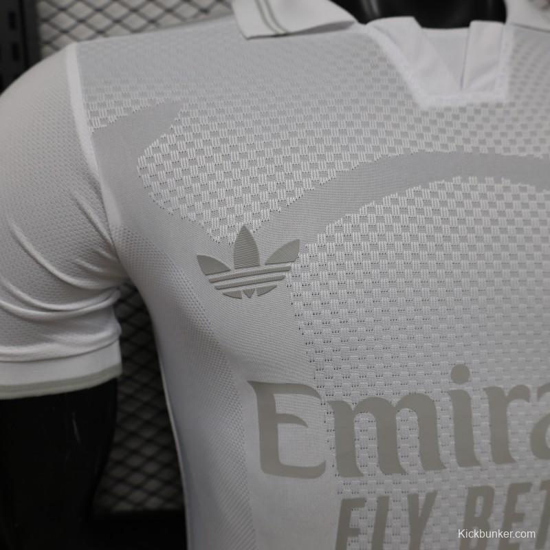 Player Version 26/27 Real Madrid All-White Tonal 125th Anniversary Jersey