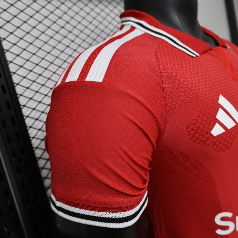 Player Version 25/26 Manchester United Red  Home Jersey