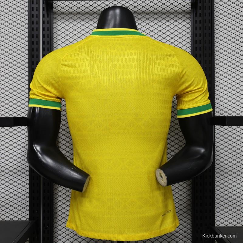 Player Version 2026 Brazil Home Yellow  Special Edition  Jersey