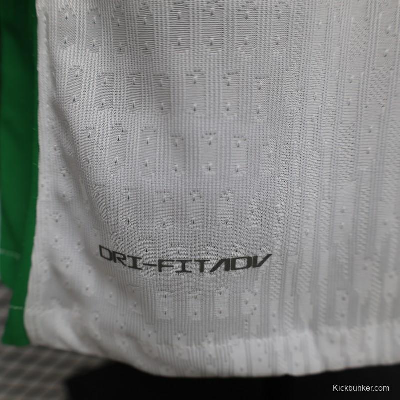 Player Version 26/27 Atlético Nacional White & Green Accent Away Jersey