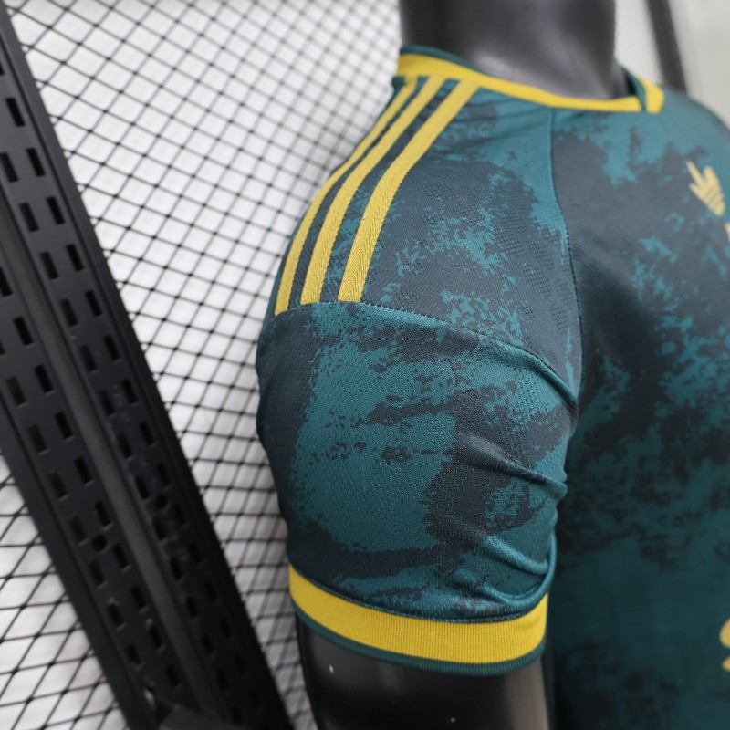 Player Version 26/27 Manchester United Teal & Gold Third Special Edition Jersey