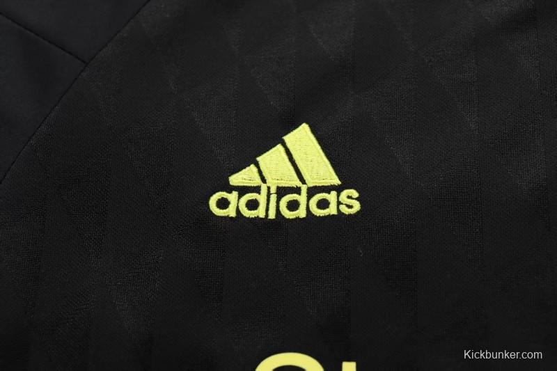 Retro 2010/11 Kids Liverpool Black & Yellow Away Jersey