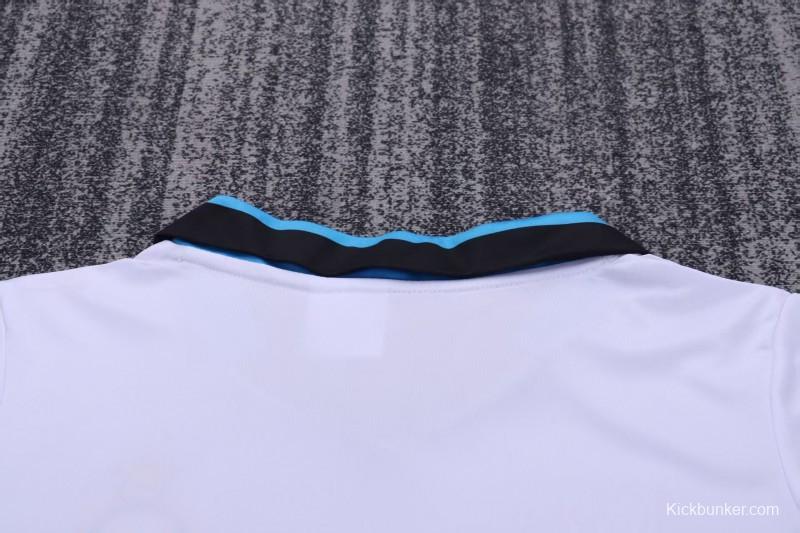 Retro 90/91 Kids Inter Milan White & Blue Away  Jersey