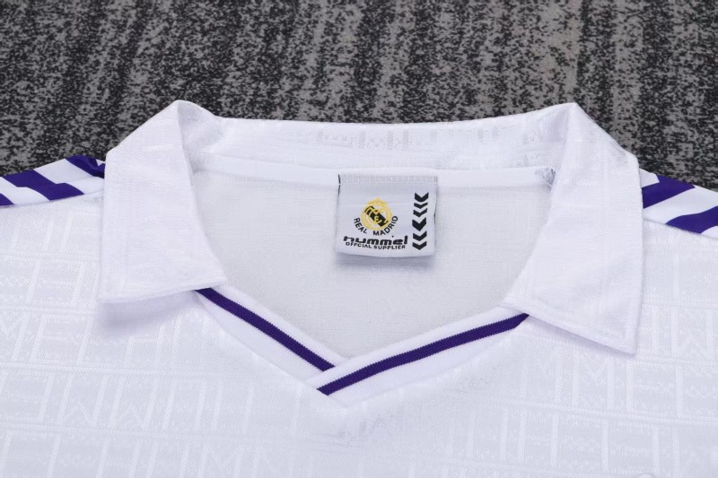 Retro Kids 88/90 Real Madrid Home Jersey