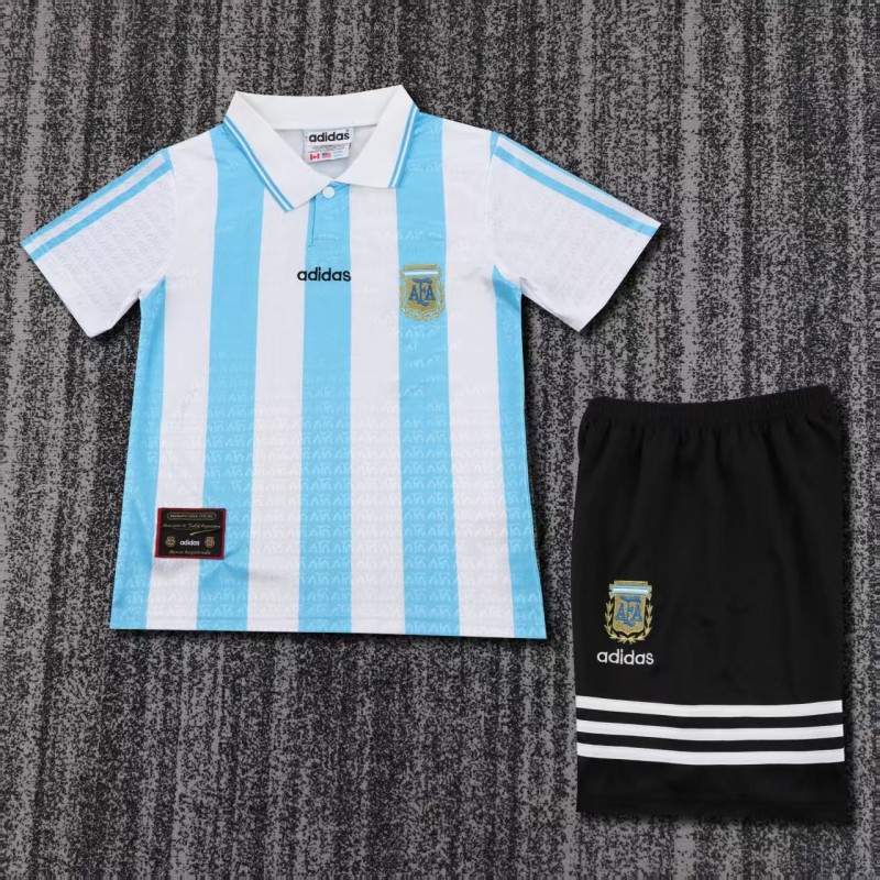 Retro Kids 1994 Argentina Home Jersey