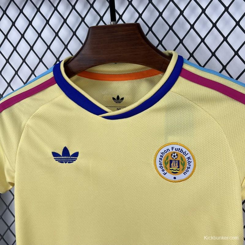 2026 Kids Curaçao World Cup Away Kit