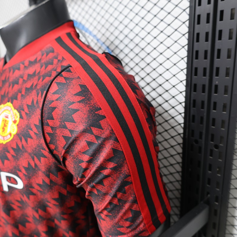 Player Version  26/27 Manchester United  Home Red Vintage Remake   Jersey