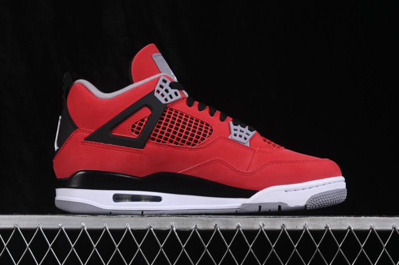 Air Jordan 4 Retro 'Toro' Running Shoes with Premium Leather Upper - FQ8138-600