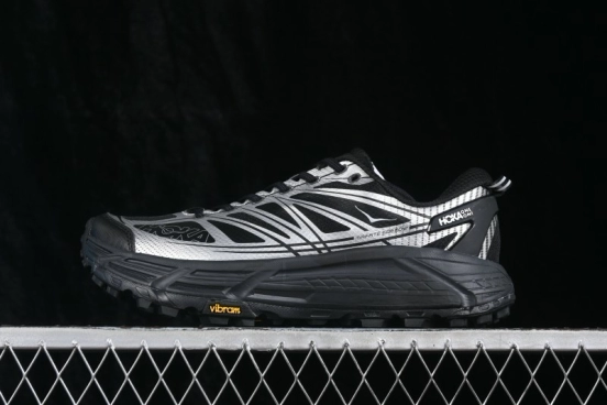 Hoka Mafate Speed 2 Trail Running Shoes with Lightweight Fresh Foam and Vibram Outsole - 1126851 BKSV