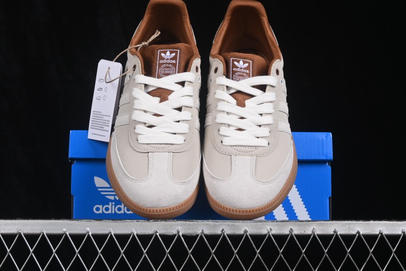 Adidas Samba OG Classic Lifestyle Sneakers with Suede Overlays - KJ7306