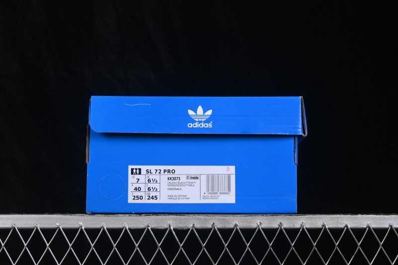 Adidas Originals SL 72 Retro Running Shoes with Classic Suede and Mesh Upper - KK3073