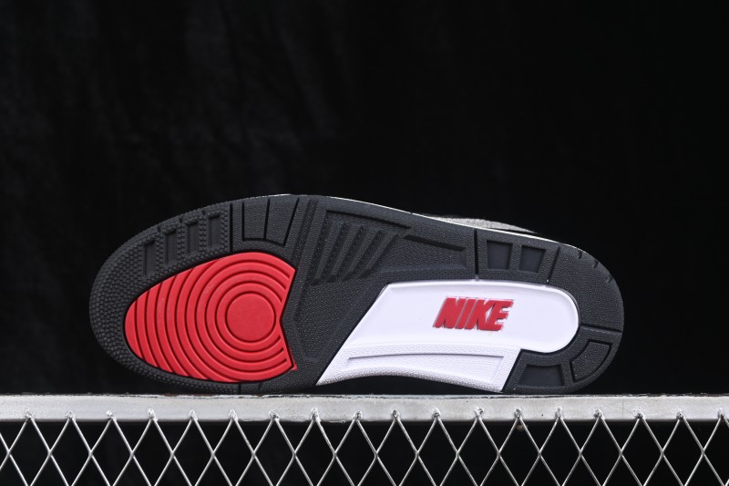 Levi's x Air Jordan 3 Retro 'Black Denim' Sneakers with Layered Washed Denim Upper - IR0914-400