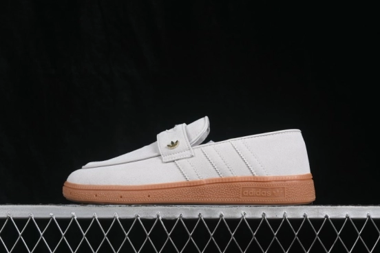 Adidas Handball Spezial Loafer Retro Casual Shoes with Suede Upper and Gum Sole - KJ0640