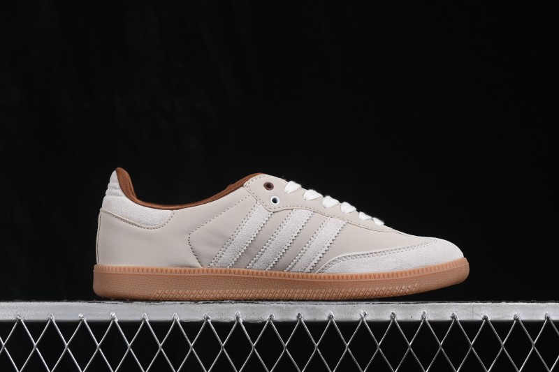Adidas Samba OG Classic Lifestyle Sneakers with Suede Overlays - KJ7306
