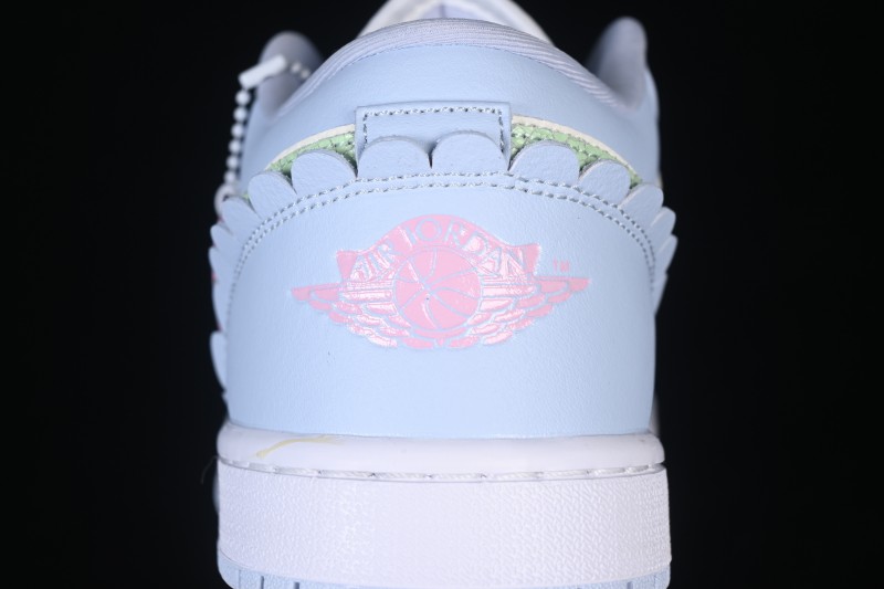 Nike Air Jordan 1 Low Retro Basketball Shoes with Valentine's Day Design - IB7113-403