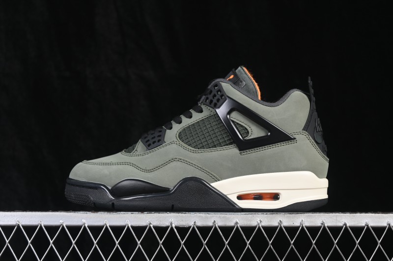 Nike Air Jordan 4 Retro OG Olive Suede Sneakers - IB1519-200