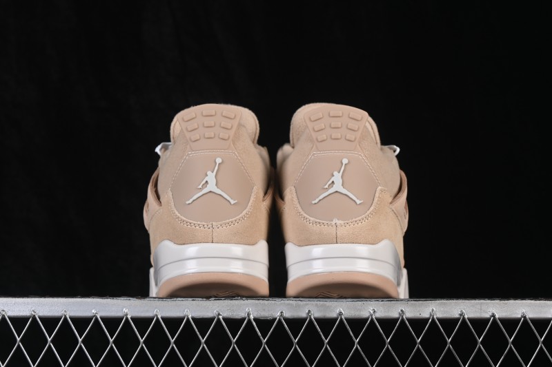 Nike Air Jordan 4 Retro Cozy Girl Plush Warm Yellow Sneakers - HV0823-200