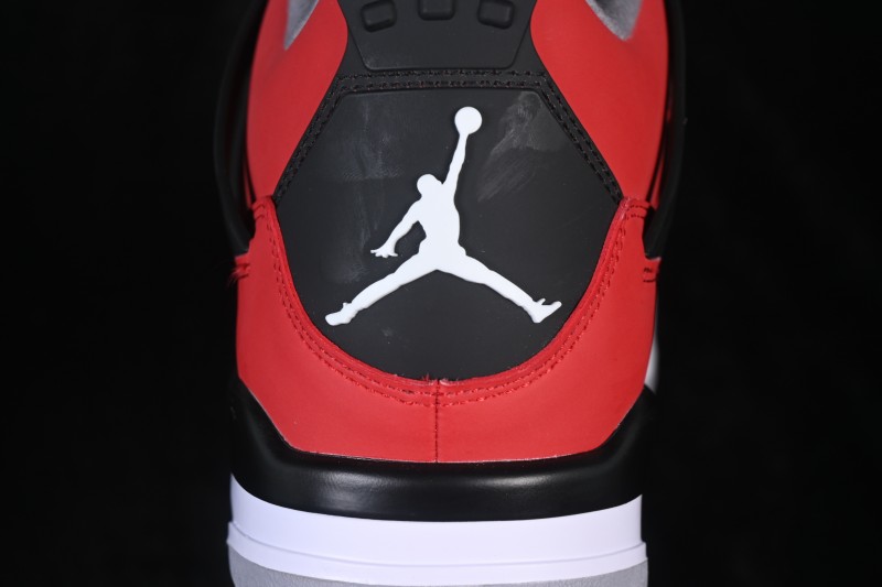 Nike Air Jordan 4 Retro Basketball Shoes in Toro Red with Iconic Design - FQ8138-600