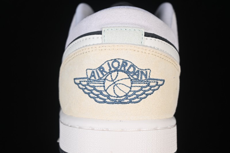 Nike Air Jordan 1 Low Retro Basketball Shoes with Black-Pink-White Color Blocking - IB7109-004