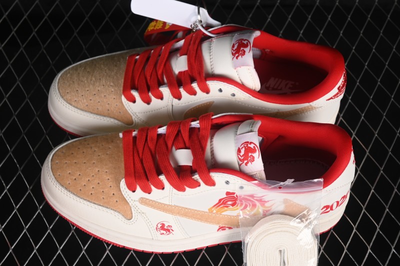Nike Air Jordan 1 Low Retro Basketball Shoes with Premium Custom Finish - FC1688-250