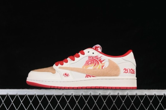 Nike Air Jordan 1 Low Retro Basketball Shoes with Premium Custom Finish - FC1688-250