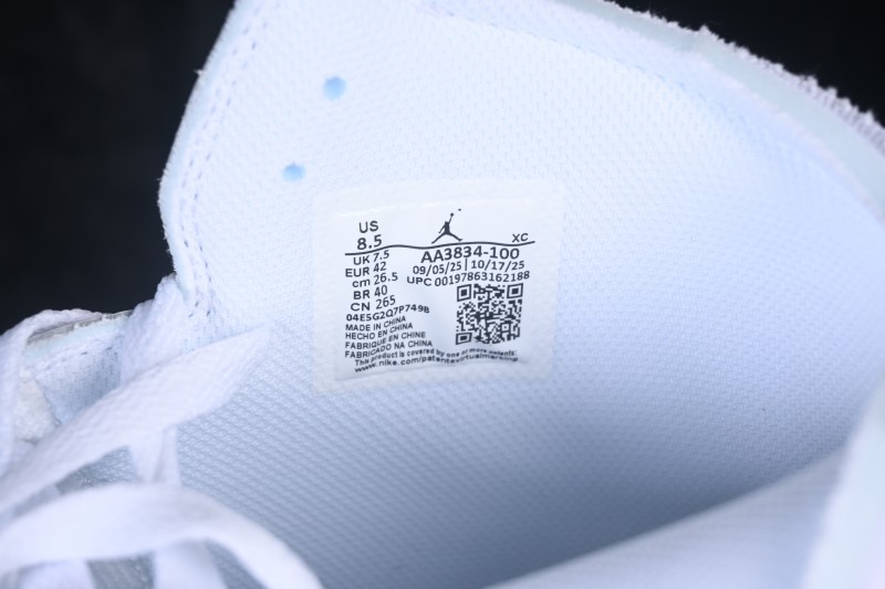 Nike Air Jordan 1 Retro High OG Off-White White Basketball Shoes - AA3834-100