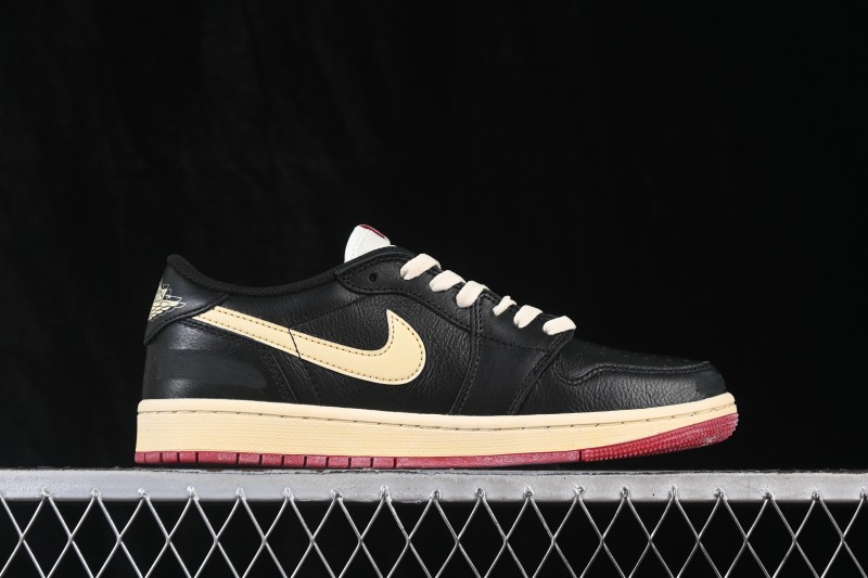 Nike Nigel Sylvester x Air Jordan 1 Low Retro Lifestyle Skateboarding Shoes - IB8958-001