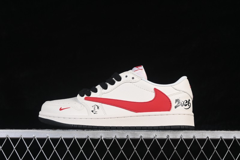 Nike Air Jordan 1 Low Retro Basketball Shoes Year of the Horse Limited Edition - QW5288-140