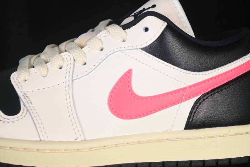 Nike Air Jordan 1 Low Retro Basketball Lifestyle Shoes with Classic Color Blocking - DC0774-107
