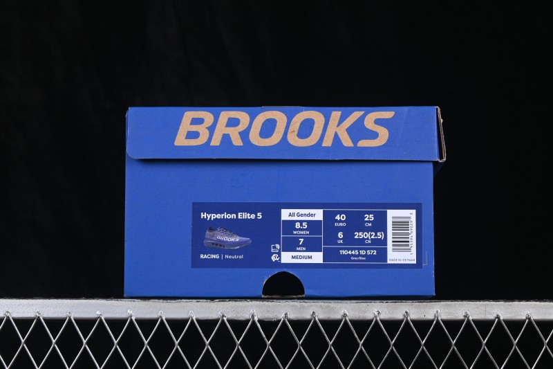 Brooks Hyperion Elite 5 Racing Running Shoes with Nitrogen-Infused Cushioning for Marathon Performance - 1104451D572