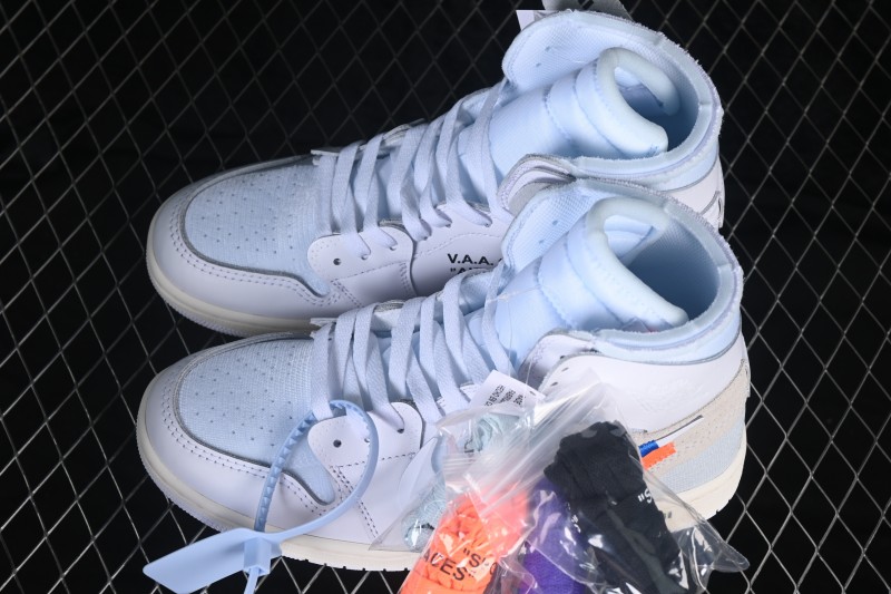 Nike Air Jordan 1 Retro High OG Off-White White Basketball Shoes - AA3834-100
