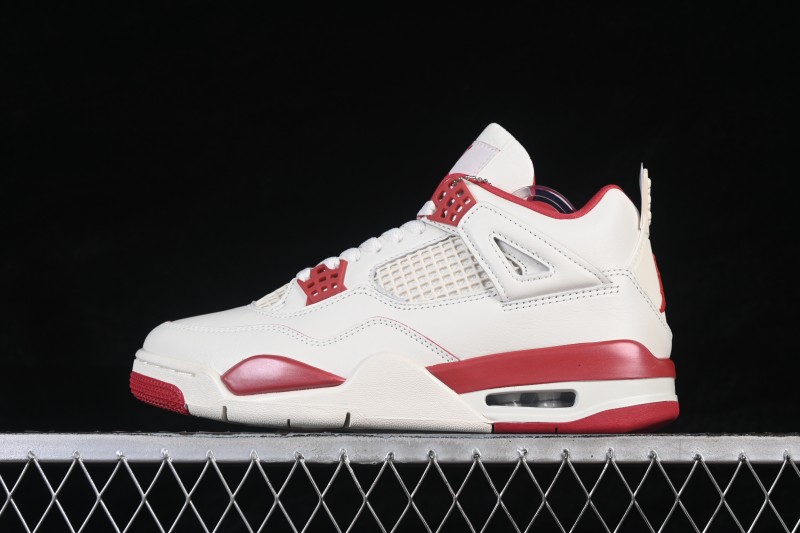 Nike Air Jordan 4 Retro 'Valentine's Day' Mens Womens Basketball Shoes with Premium Suede Upper - HV0823-108